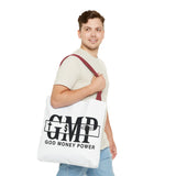 GMP "God Money Power" Graphic Tote Bag – Faith & Hustle Everyday Carry