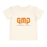 Toddler Tee — GMP (God Money Power) Orange Logo