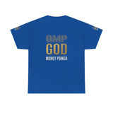 GMP GOD Money Power T-Shirt — Bold Gold Logo Tee