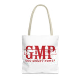 God Money Power (GMP) Red Logo Tote Bag – Faith & Wealth Statement Tote