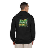 Money Power Zip Hoodie — Graphic Green Explosion Full‑Zip Sweatshirt