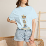 God Money Power T-Shirt — Crown & Coins Faith-Inspired Graphic Tee