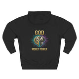 Three-Panel Fleece Hoodie