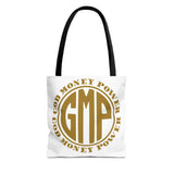 God Money Power Tote Bag — GMP Gold Logo Canvas Tote