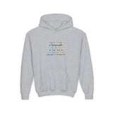 Youth Hoodie — GMP GOD Money Power Metallic Graphic Pullover