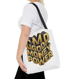 Good Money Power Gold Block Tote