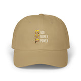 Dad Cap — Gold Leopard "GWP: Good Weekend Planner" Embroidered Baseball Hat