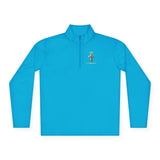 Quarter-Zip Pullover — GMP (God Money Power) Cross Graphic