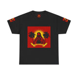 Surf Saint T‑Shirt — Vintage Palm Beach Vibes ("Our Savior Protects" Banner)