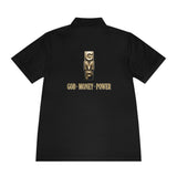 God•Money•Power Polo Shirt — Men’s Athletic Performance Polo