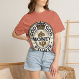 God Money Power T-Shirt — Crown Emblem Graphic Tee (God • Money • Power)
