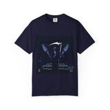 Angel Of Death- Reaper Angel Graphic T-Shirt – Dark Gothic Scythe Design