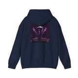 Angel Of Death Hoodie — Purple Gothic Angel Graphic Sweatshirt