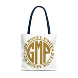 God Money Power Tote Bag — GMP Gold Logo Canvas Tote