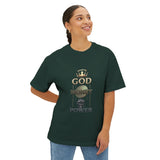 God Money Power Tee — Graphic Oversized Boxy Shirt