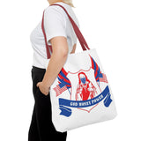 Tote Bag — Patriotic 'God Money Power' Religious Graphic Tote