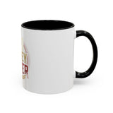 God Money Power Accent Coffee Mug — Motivational Faith & Wealth Design (11/15 oz)