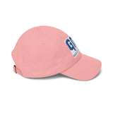 GMP "God Money Power" Embroidered Dad Cap - White Religious Baseball Hat