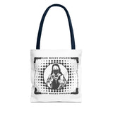 Tote Bag — "God Money Power" Retro Saint Graphic Tote