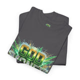 God Money Power Tee — Bold Faith & Wealth Graphic T-Shirt