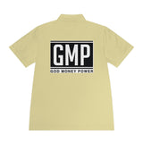 GMP "God Money Power" Men's Polo Shirt - Athletic Logo Golf Tee