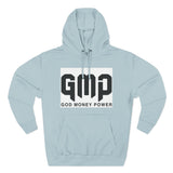 GMP “God Money Power” Hoodie — Bold Religious Streetwear Pullover