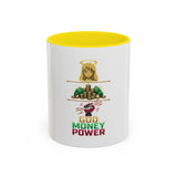 God Money Power Accent Coffee Mug – Inspirational Faith & Wealth Design (11/15oz)