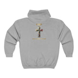 GMP 'God Money Power' Cross Zip Hoodie