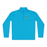 Quarter-Zip Pullover — Gold Block 'GMP' Logo with "Go. Walk. Power." Back Print