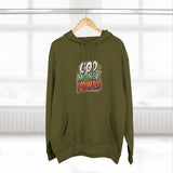 God Money Power Hoodie — Retro Bold Graphic Pullover