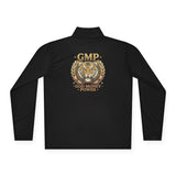 GMP 'God Money Power' Quarter-Zip Pullover – Gold Tiger Crest