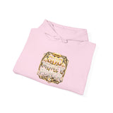 Hoodie — "God Money Power" Gold Emblem Pullover