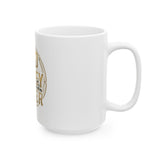 God Money Power Ceramic Mug – Inspirational Pyramid Design Coffee Cup (11oz, 15oz)