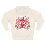 Three-Panel Fleece Hoodie