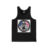 Patriotic Prayer Tank Top — "God, Vote, Power" Graphic