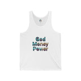 God Money Power Tank Top — Inspirational Faith & Prosperity Graphic Tank