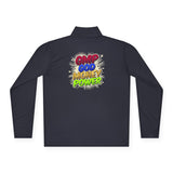 Quarter-Zip Pullover — "GMP God Money Power" Colorful Graphic