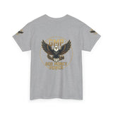 GMP Bald Eagle Graphic Tee — "God Money Power" Patriotic Shirt