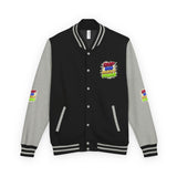 Letterman Jacket — GMP Good Money Power Colorful Splash Varsity Coat