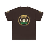 GMP God Money Power Tee — Motivational Gold Laurel Graphic T-Shirt