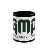 GMP 'Good Money Power' Black Coffee Mug (11oz & 15oz)