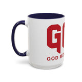 GMP Coffee Mug — Good Money Power Red Accent Ceramic Mug (11/15oz)