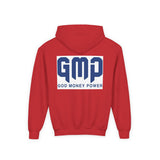 GMP “God Money Power” Youth Hoodie — Bold Faith & Motivation Pullover