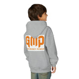 Youth Hoodie — GMP (God Money Power) Bold Orange Logo
