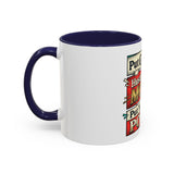Put GOD First Hustle For The MONEY Accent Coffee Mug — Motivational Faith & Success Gift (11/15 oz)