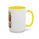 Put GOD First Hustle For The MONEY Accent Coffee Mug — Motivational Faith & Success Gift (11/15 oz)