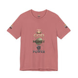 God Money Power T-Shirt — Bold Faith & Hustle Graphic Tee