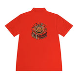 Halloween Pumpkin “God Money Power” Polo Shirt