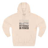 Inspirational Power Hoodie — "Put Yourself In Power" Religious Motivational Sweatshirt