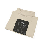 Angel Of Death Hoodie — Gothic Black & White Graphic Sweatshirt